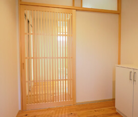 造作引き戸 格子